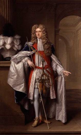 Thomas Osborne  1st Duke of Leeds, Lord Danby,  1704   (Johann Keerseboom) (d. 1708) (Jan van der Vaart) (1647-1721)  National Portrait Gallery,  London,  NPG 5718